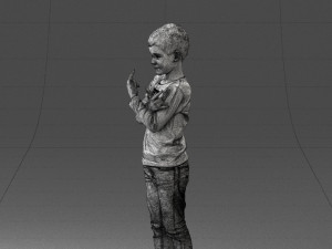 boy in pose 0105 3d print ready 3D 프린트 모델