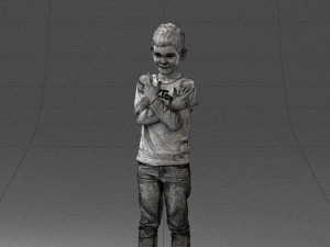 boy in pose 0105 3d print ready 3D 프린트 모델