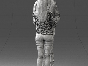 kissing couple 0110 3D-Modell
