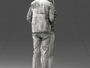 kissing couple 0110 3D-Modell
