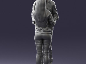kissing couple 0110 3d print ready 3D-printmodel