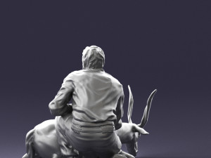 hunter and antelope 0112 3D Модель
