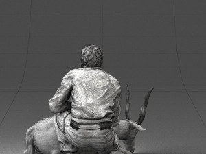 hunter and antelope 0112 3D Модель