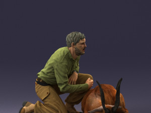hunter and antelope 0112 3d print ready 3D-Druckmodell