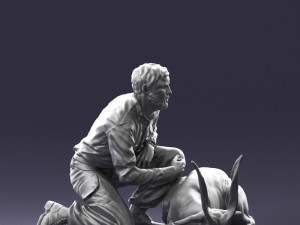 hunter and antelope 0112 3d print ready 3D-Druckmodell