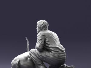 hunter and antelope 0112 3d print ready 3D-Druckmodell