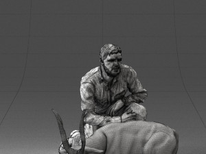 hunter and antelope 0112 3d print ready 3D-Druckmodell