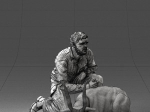 hunter and antelope 0112 3d print ready 3D-Druckmodell