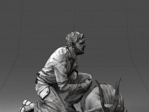 hunter and antelope 0112 3d print ready 3D-Druckmodell