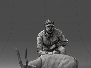 hunter and antelope 0112 3d print ready 3D-Druckmodell