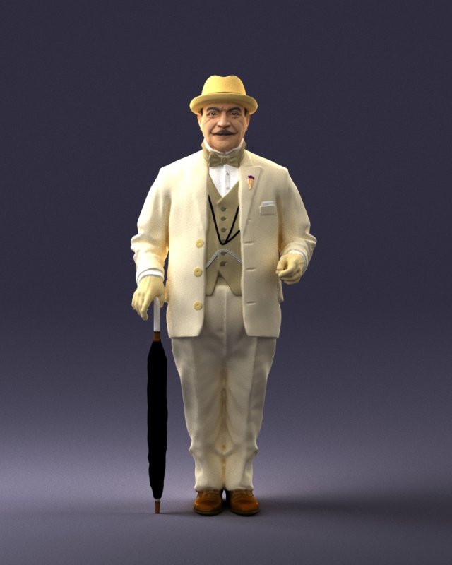 man in light suit 0115 Modelo 3D .c4d .max .obj .3ds .fbx .stl .blend 