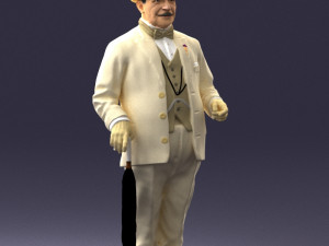 man in light suit 0115 Modelo 3D