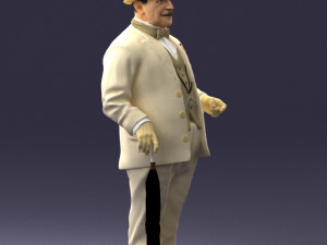 man in light suit 0115 Modelo 3D