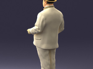 man in light suit 0115 Modelo 3D