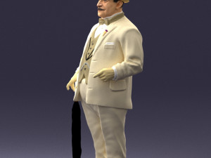 man in light suit 0115 Modelo 3D