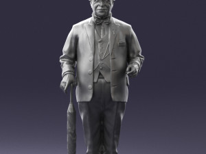 man in light suit 0115 Modelo 3D