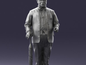 man in light suit 0115 Modelo 3D