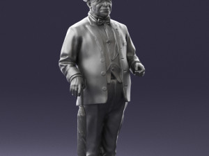man in light suit 0115 Modelo 3D