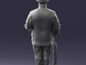 man in light suit 0115 Modelo 3D