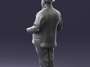 man in light suit 0115 Modelo 3D