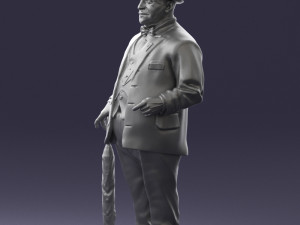 man in light suit 0115 Modelo 3D