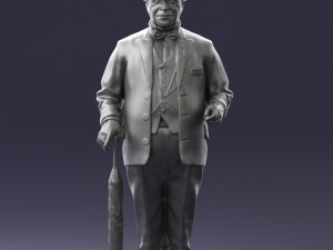 man in light suit 0115 Modelo 3D