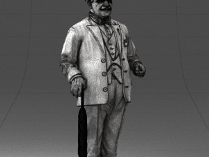 man in light suit 0115 Modelo 3D