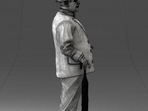 man in light suit 0115 Modelo 3D