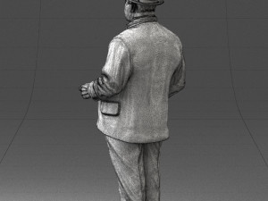 man in light suit 0115 Modelo 3D