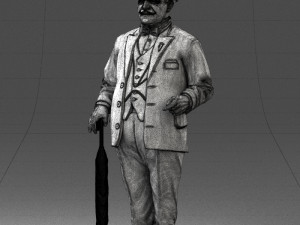 man in light suit 0115 3d print ready 3D 프린트 모델