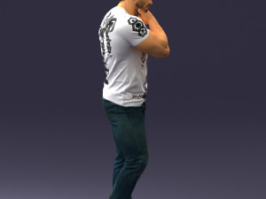 man in pose 0117 Model 3D