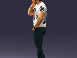 man in pose 0117 Model 3D
