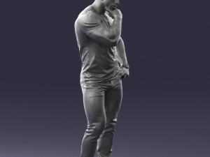 man in pose 0117 Model 3D