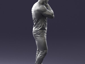 man in pose 0117 Model 3D