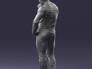 man in pose 0117 Model 3D