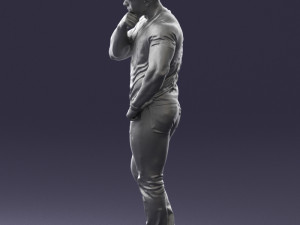 man in pose 0117 Model 3D