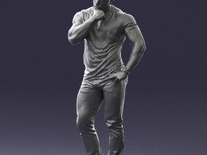 man in pose 0117 Model 3D