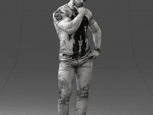 man in pose 0117 Model 3D