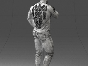 man in pose 0117 Model 3D