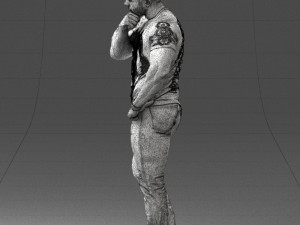 man in pose 0117 Model 3D