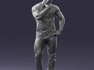 man in pose 0117 3d print ready 3D Print Model