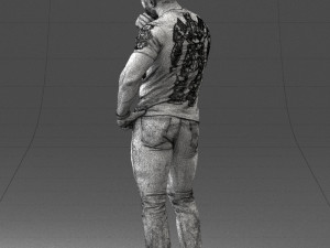 man in pose 0117 3d print ready 3D Print Model
