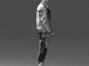 man in leather jacket 0118 3d print ready Modèles 3D en vedette