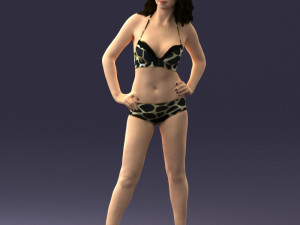 woman in swimsuit 0114 3d print ready 3Dプリントモデル