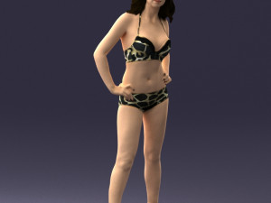 woman in swimsuit 0114 3d print ready 3Dプリントモデル