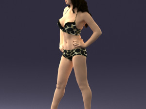 woman in swimsuit 0114 3d print ready 3Dプリントモデル