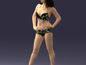 woman in swimsuit 0114 3d print ready 3Dプリントモデル