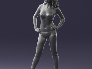 woman in swimsuit 0114 3d print ready 3Dプリントモデル