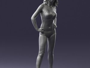 woman in swimsuit 0114 3d print ready 3Dプリントモデル