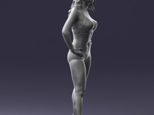 woman in swimsuit 0114 3d print ready 3Dプリントモデル